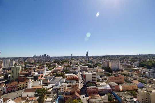 Vista do Terraço de apartamento para alugar com 1 quarto, 35m² em Centro, Curitiba