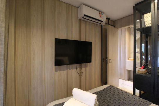 Quarto de apartamento à venda com 1 quarto, 29m² em Indianópolis, São Paulo