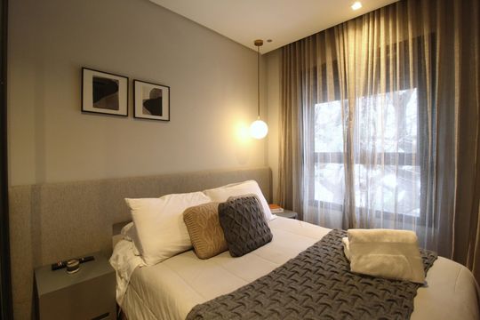 Quarto de apartamento à venda com 1 quarto, 29m² em Indianópolis, São Paulo