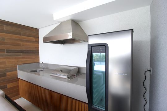 Área Comum - Churrasqueira de apartamento à venda com 1 quarto, 29m² em Indianópolis, São Paulo