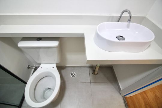 Banheiro 1 de apartamento para alugar com 2 quartos, 39m² em Vila Campanela, São Paulo