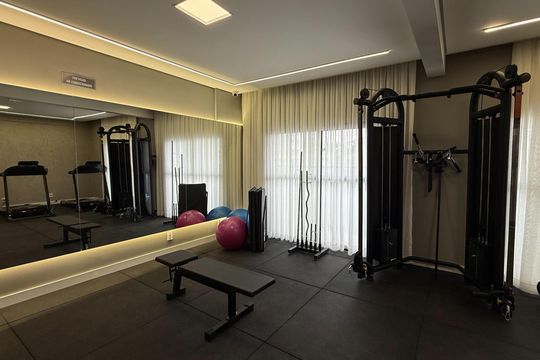Área comum - Academia de kitnet/studio para alugar com 1 quarto, 38m² em São Mateus, Juiz de Fora