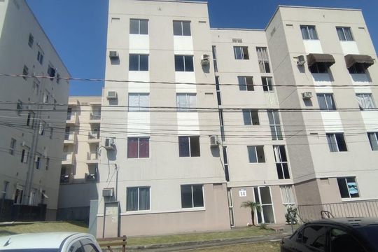 Fachada de apartamento à venda com 2 quartos, 49m² em Campo Grande, Rio de Janeiro
