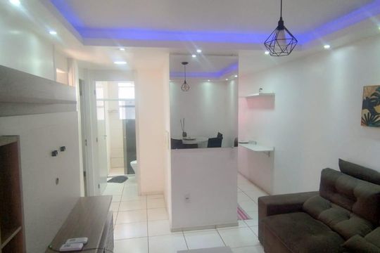 Sala de apartamento à venda com 2 quartos, 49m² em Campo Grande, Rio de Janeiro
