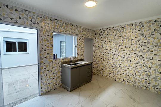 Cozinha de casa para alugar com 2 quartos, 106m² em Parque das Nações, Santo André