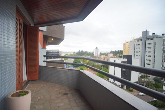 Varanda da Suite 1 de apartamento à venda com 4 quartos, 390m² em Mro Espelho, São Leopoldo
