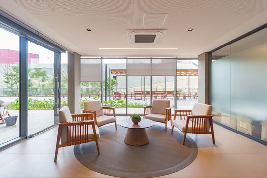 Área comum de apartamento para alugar com 1 quarto, 45m² em Jardim Analia Franco, São Paulo