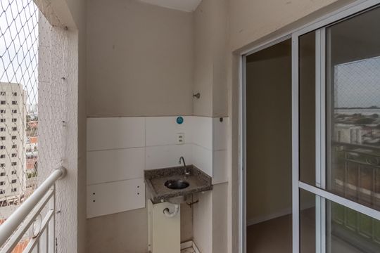 Varanda  de apartamento à venda com 2 quartos, 56m² em Loteamento Adventista Campineiro, Hortolândia