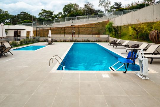 Área comum - Piscina de apartamento para alugar com 2 quartos, 55m² em Mantiqueira, Belo Horizonte