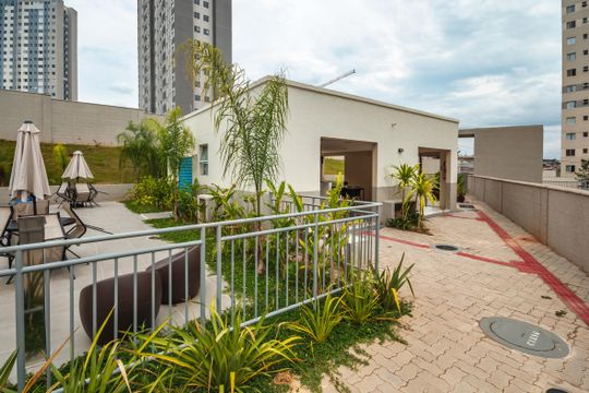 Área comum - Piscina de apartamento para alugar com 2 quartos, 55m² em Mantiqueira, Belo Horizonte