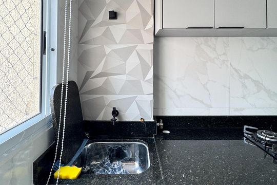 Área de Serviço de apartamento para alugar com 2 quartos, 49m² em Cooperativa, São Bernardo do Campo