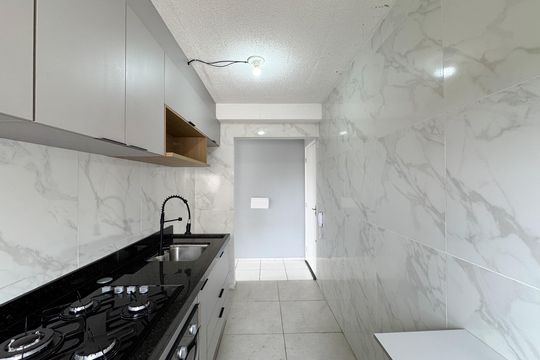 Cozinha  de apartamento para alugar com 2 quartos, 49m² em Cooperativa, São Bernardo do Campo