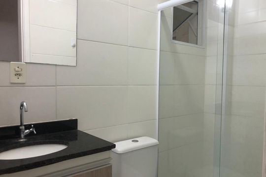Banheiro de apartamento para alugar com 2 quartos, 60m² em Vila Monteiro, Votorantim