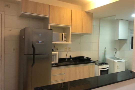 Cozinha de apartamento para alugar com 2 quartos, 60m² em Vila Monteiro, Votorantim