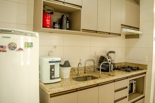 Cozinha de apartamento para alugar com 2 quartos, 67m² em Setor Leste Universitário, Goiânia