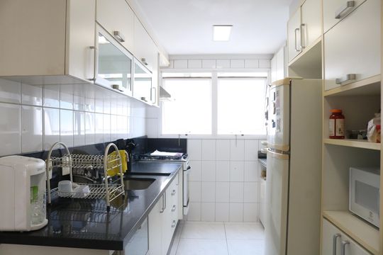 Cozinha de apartamento à venda com 3 quartos, 125m² em Vila Leopoldina, São Paulo