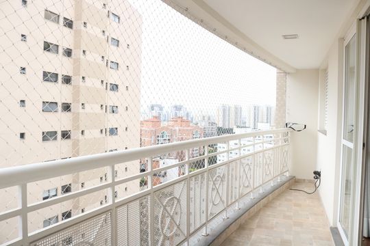 Varanda da Sala de apartamento à venda com 3 quartos, 125m² em Vila Leopoldina, São Paulo