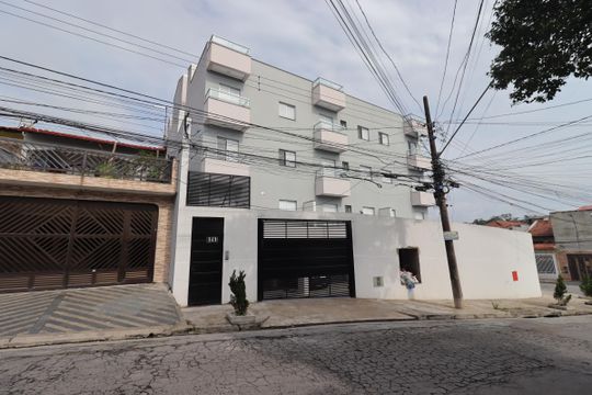 Fachada de apartamento à venda com 2 quartos, 104m² em Jardim Las Vegas, Santo André