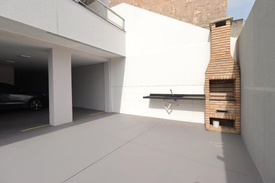 Área Comum - Churrasqueira de apartamento à venda com 2 quartos, 104m² em Jardim Las Vegas, Santo André