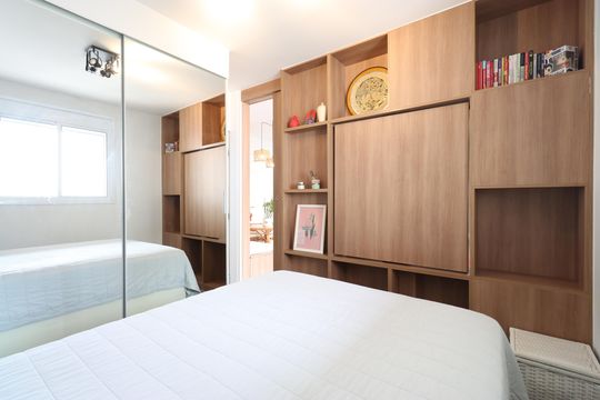 Quarto  de apartamento para alugar com 1 quarto, 49m² em Alto da Lapa, São Paulo
