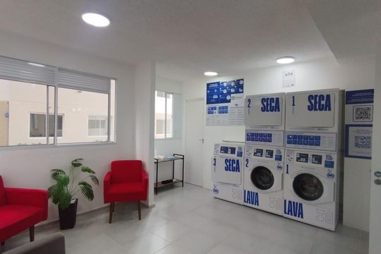 Lavanderia de apartamento para alugar com 2 quartos, 32m² em Jardim Caravelas, São Paulo