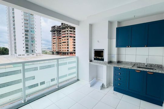 Varanda sala de apartamento para alugar com 4 quartos, 132m² em Jardim Branca Flor, Embu das Artes