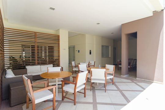 Área comum de apartamento para alugar com 1 quarto, 50m² em Vila Alexandria, São Paulo