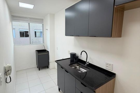 Cozinha de apartamento à venda com 1 quarto, 41m² em Jardim Boa Vista, Osasco