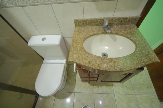 Banheiro  de apartamento para alugar com 2 quartos, 68m² em Paulicéia, São Bernardo do Campo
