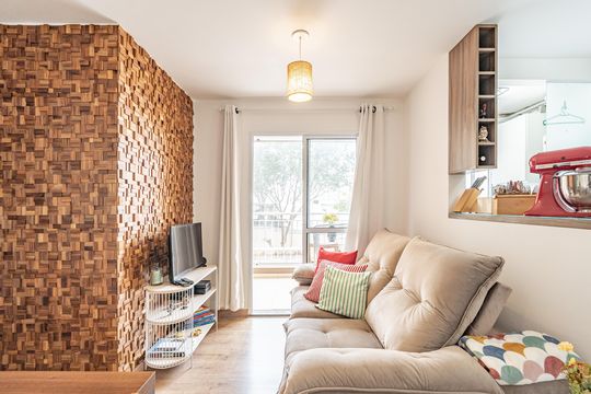 Sala de apartamento à venda com 2 quartos, 50m² em Vila das Merces, São Paulo