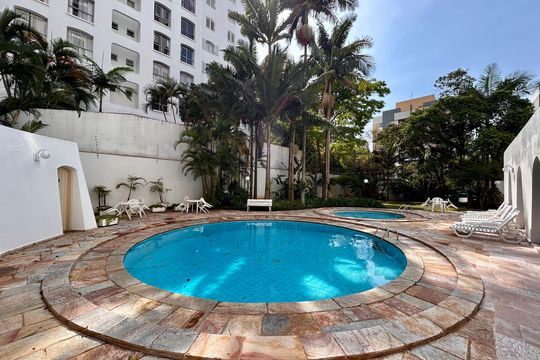 Piscina de apartamento para alugar com 3 quartos, 127m² em Vila Sofia, São Paulo