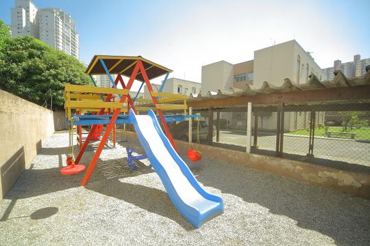 Área comum - Playground de apartamento para alugar com 1 quarto, 54m² em Baeta Neves, São Bernardo do Campo