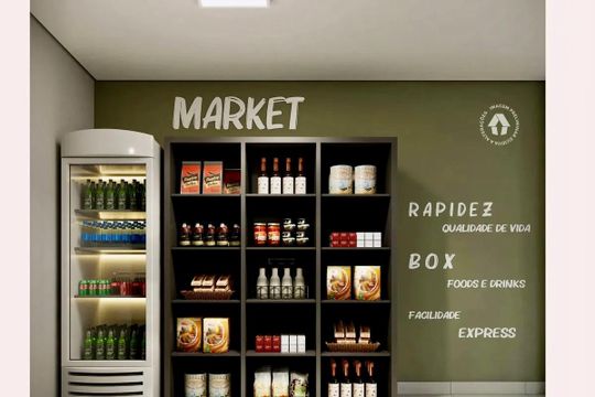 Mercadinho  de apartamento para alugar com 2 quartos, 30m² em Santo Amaro, São Paulo