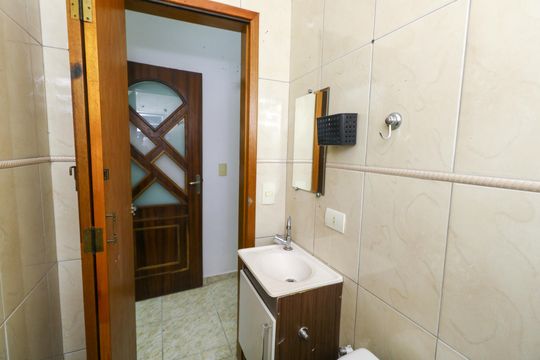 Banheiro 2 de apartamento para alugar com 3 quartos, 96m² em Parque Oratório, Santo André