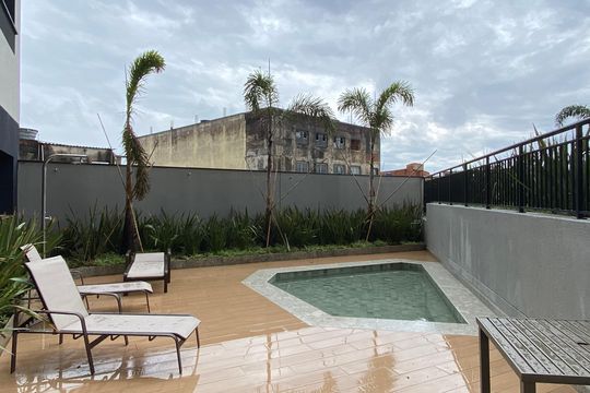Área comum - Piscina de kitnet/studio para alugar com 2 quartos, 39m² em Jaguaribe, Osasco