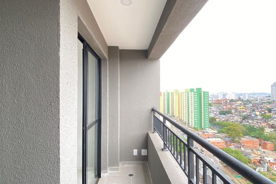 Varanda - Área de Serviço de kitnet/studio para alugar com 2 quartos, 39m² em Jaguaribe, Osasco