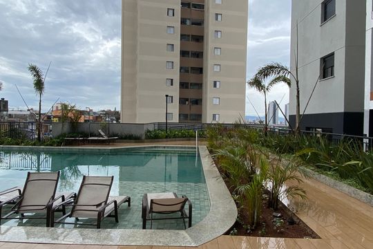 Área comum - Piscina de kitnet/studio para alugar com 2 quartos, 39m² em Jaguaribe, Osasco
