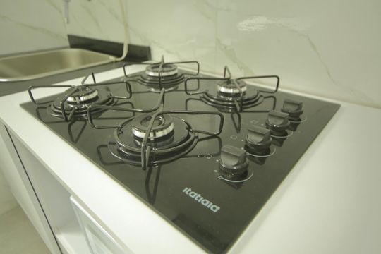 Cozinha  de apartamento para alugar com 1 quarto, 50m² em Vila Rica, São Bernardo do Campo
