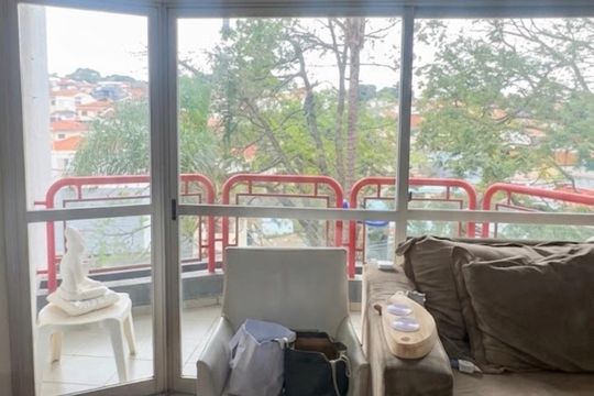 Sala de apartamento à venda com 3 quartos, 101m² em Mirandópolis, São Paulo