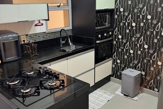 Cozinha de apartamento à venda com 2 quartos, 78m² em Jardim Pereira Leite, São Paulo