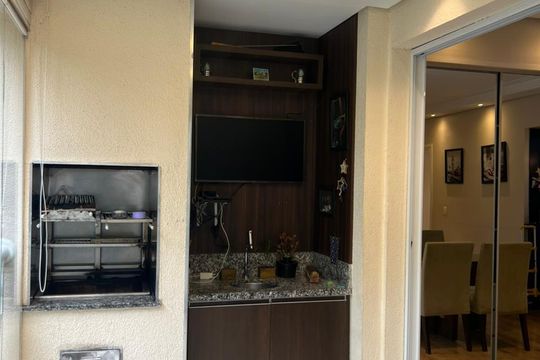 Varanda de apartamento à venda com 2 quartos, 78m² em Jardim Pereira Leite, São Paulo