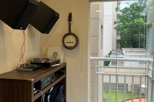 Varanda de apartamento à venda com 2 quartos, 78m² em Jardim Pereira Leite, São Paulo