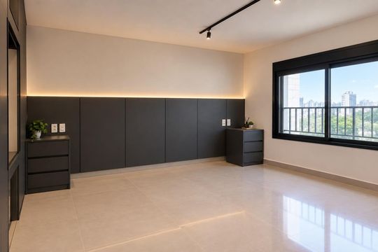 Quarto 1 de apartamento para alugar com 2 quartos, 61m² em Setor Bueno, Goiânia