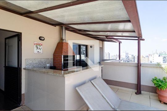 Área comum - Churrasqueira de apartamento para alugar com 1 quarto, 32m² em Mirandópolis, São Paulo