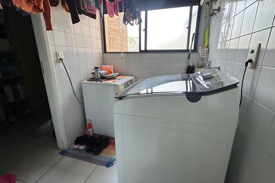 Área de serviço de apartamento para alugar com 3 quartos, 89m² em Santo Amaro, São Paulo