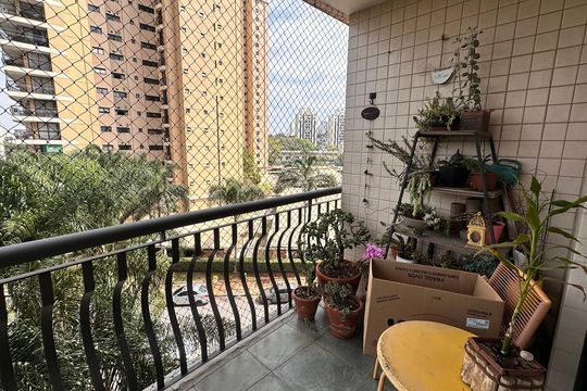Varanda de apartamento para alugar com 3 quartos, 89m² em Santo Amaro, São Paulo