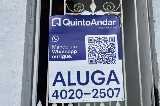 Placa HVTG 287 de casa para alugar com 1 quarto, 50m² em Vila Ré, São Paulo