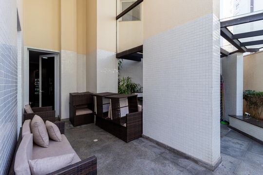 Área comum de apartamento para alugar com 1 quarto, 40m² em Vila Regente Feijó, São Paulo