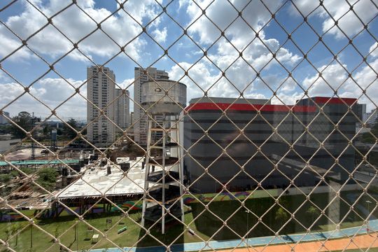 Varanda gourmet Vista  de apartamento à venda com 3 quartos, 123m² em Centro, São Bernardo do Campo