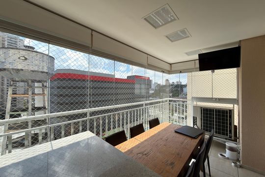 Varanda gourmet de apartamento à venda com 3 quartos, 123m² em Centro, São Bernardo do Campo